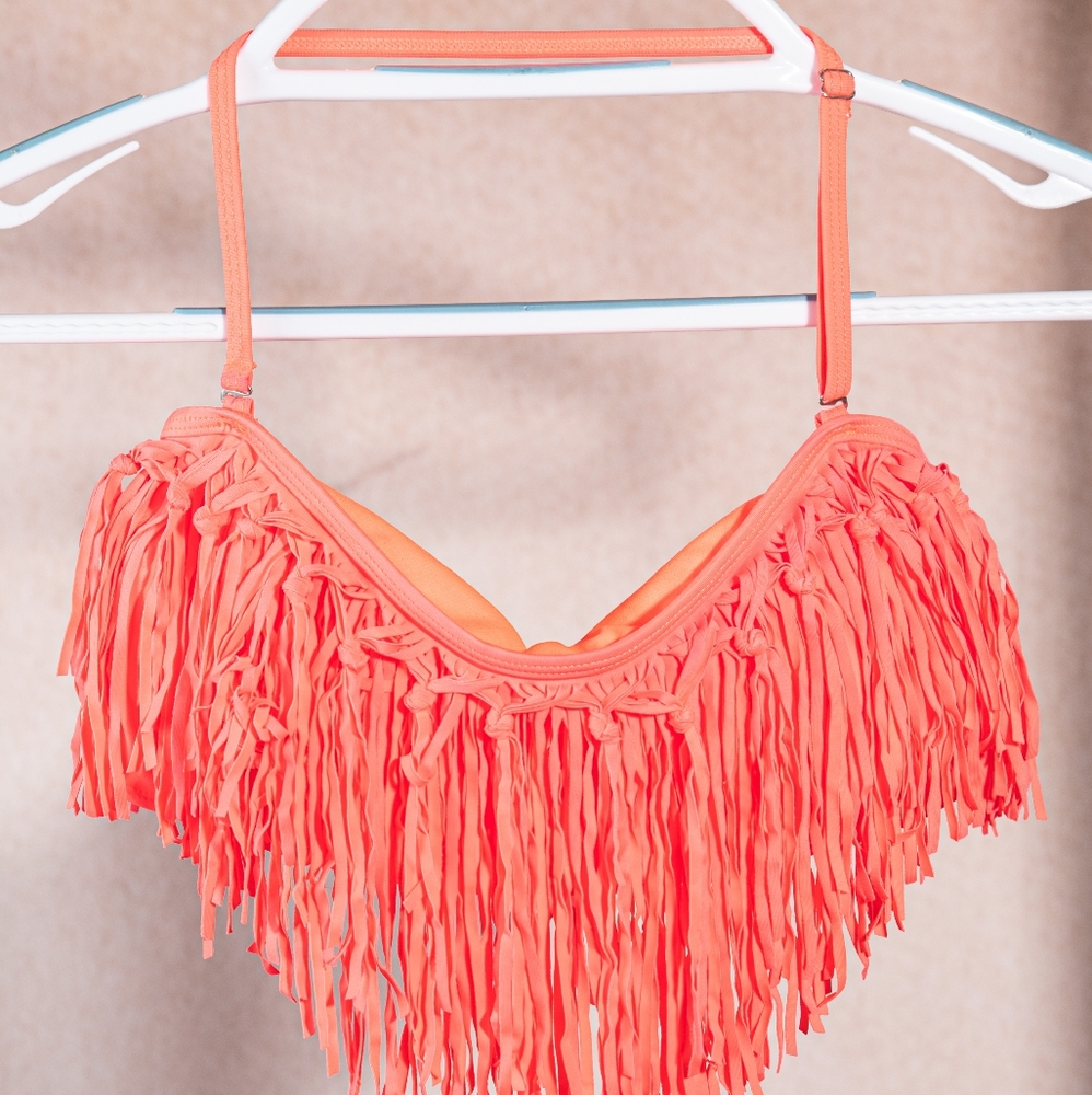 Coral Bikini Top